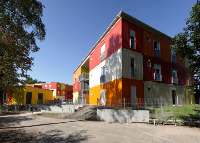 Übergangswohnheim für Flüchtlinge Corveystraße